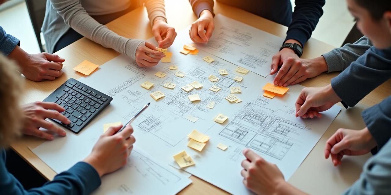 チームでのデザインスプリントの様子